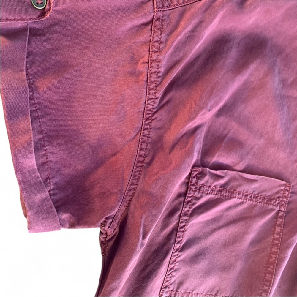 Western Boho Casuak Universal Thread burgundy Shi… - image 5